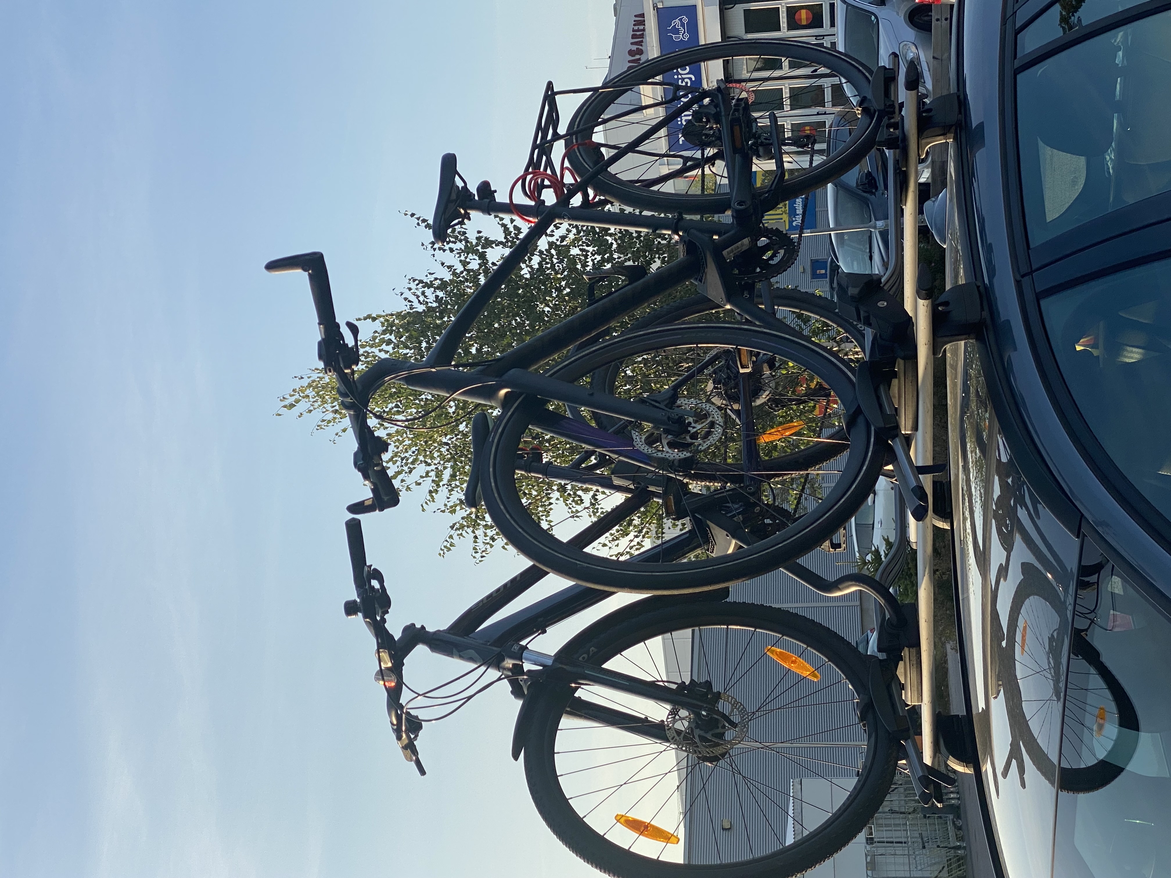 2 st cykelhållare thule/volvo 