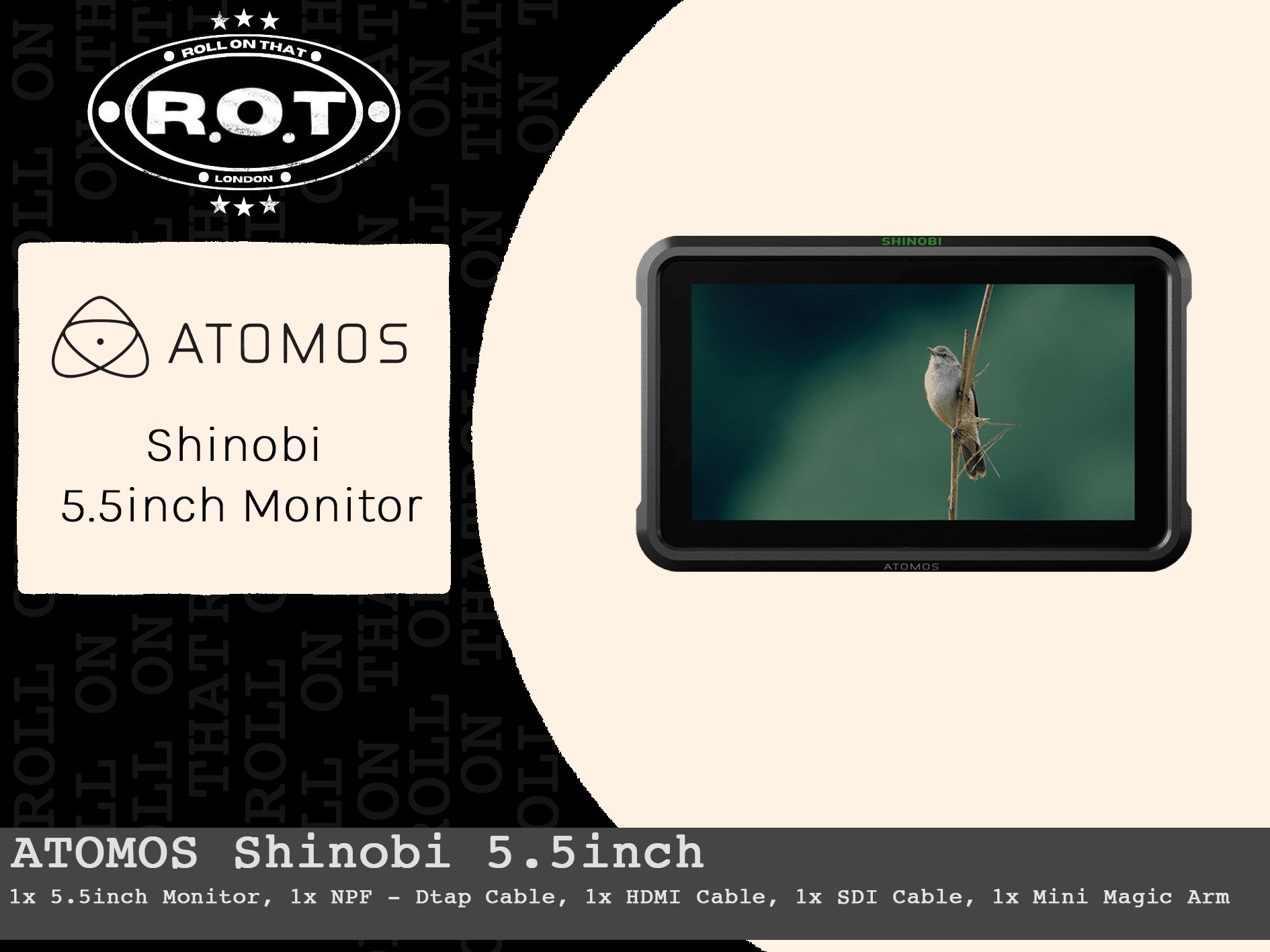 Atomos shinobi (sdi/hdmi) monitor