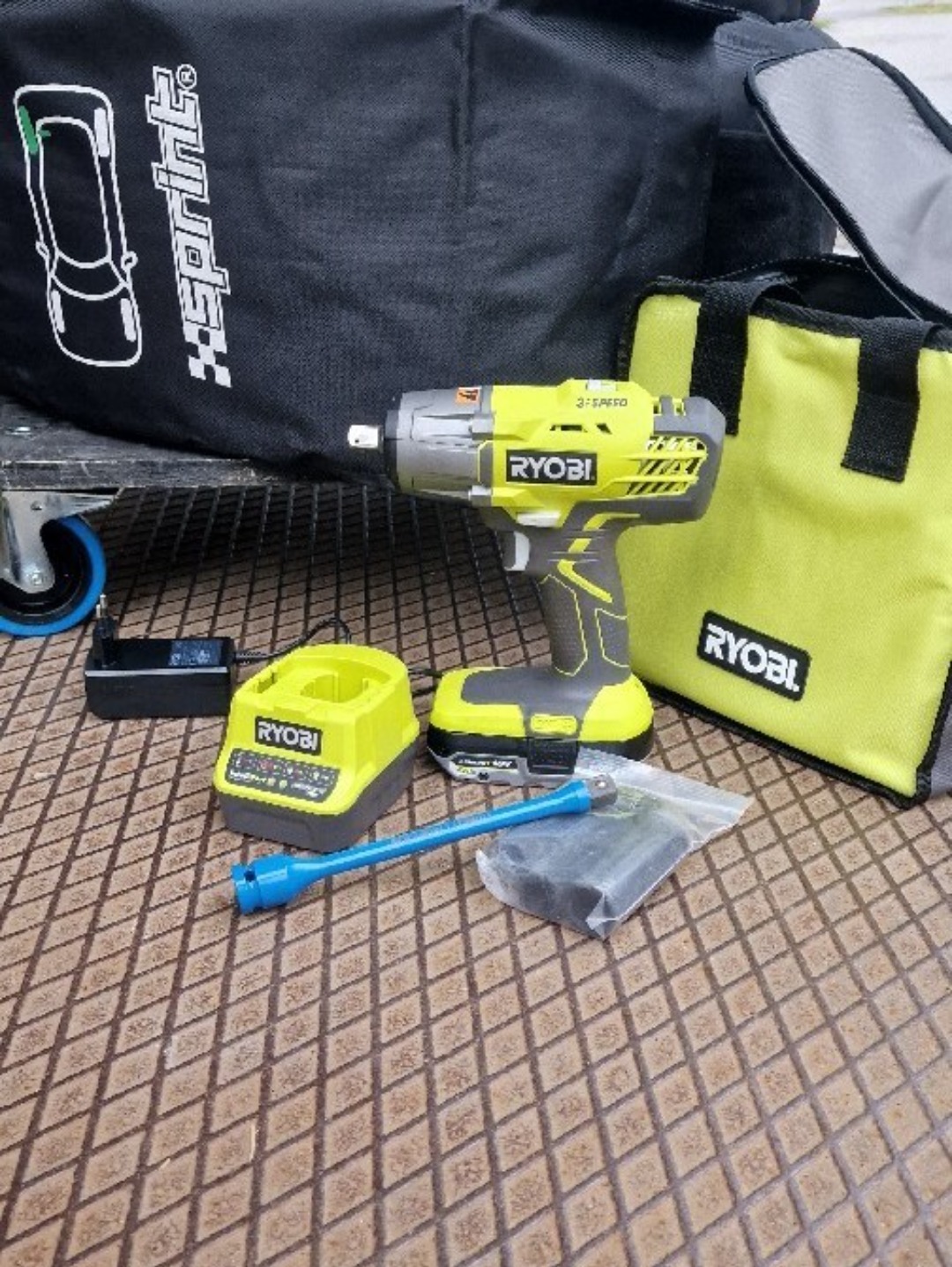 Mutterdragare med 3 hylsor 