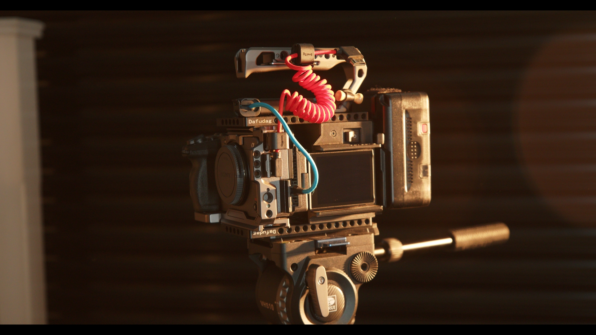 Sony fx30 package w/ sirui tripod, vlocks, cineback