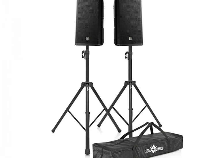 (2) electro-voice zlx-15p powered speakers