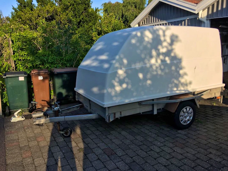 Hyr ut min släpvagn