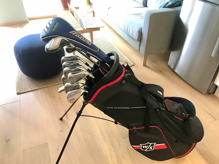 Kvalitets golfsett med bærebag