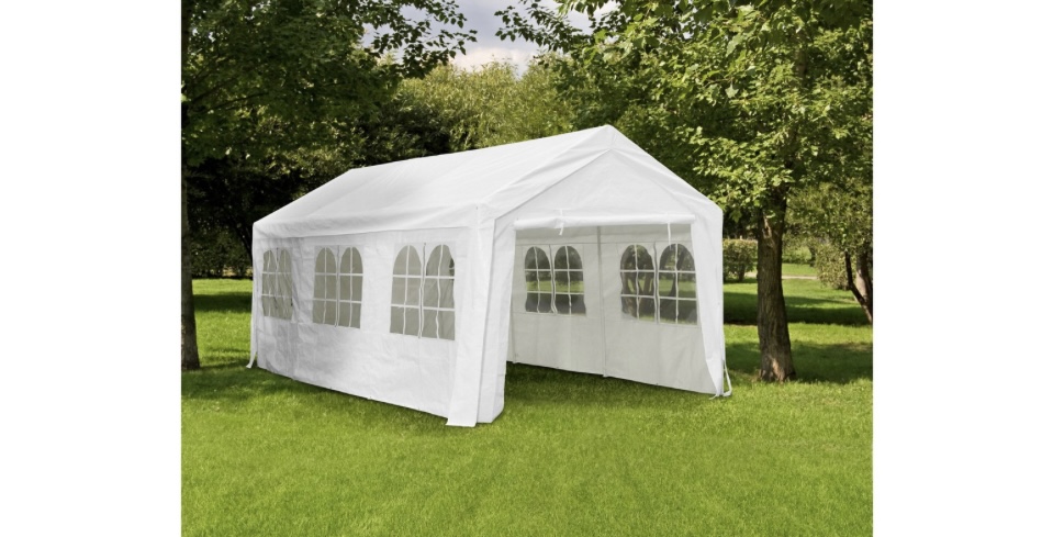 Flexibelt och stabilt partytält, 6 x3 m