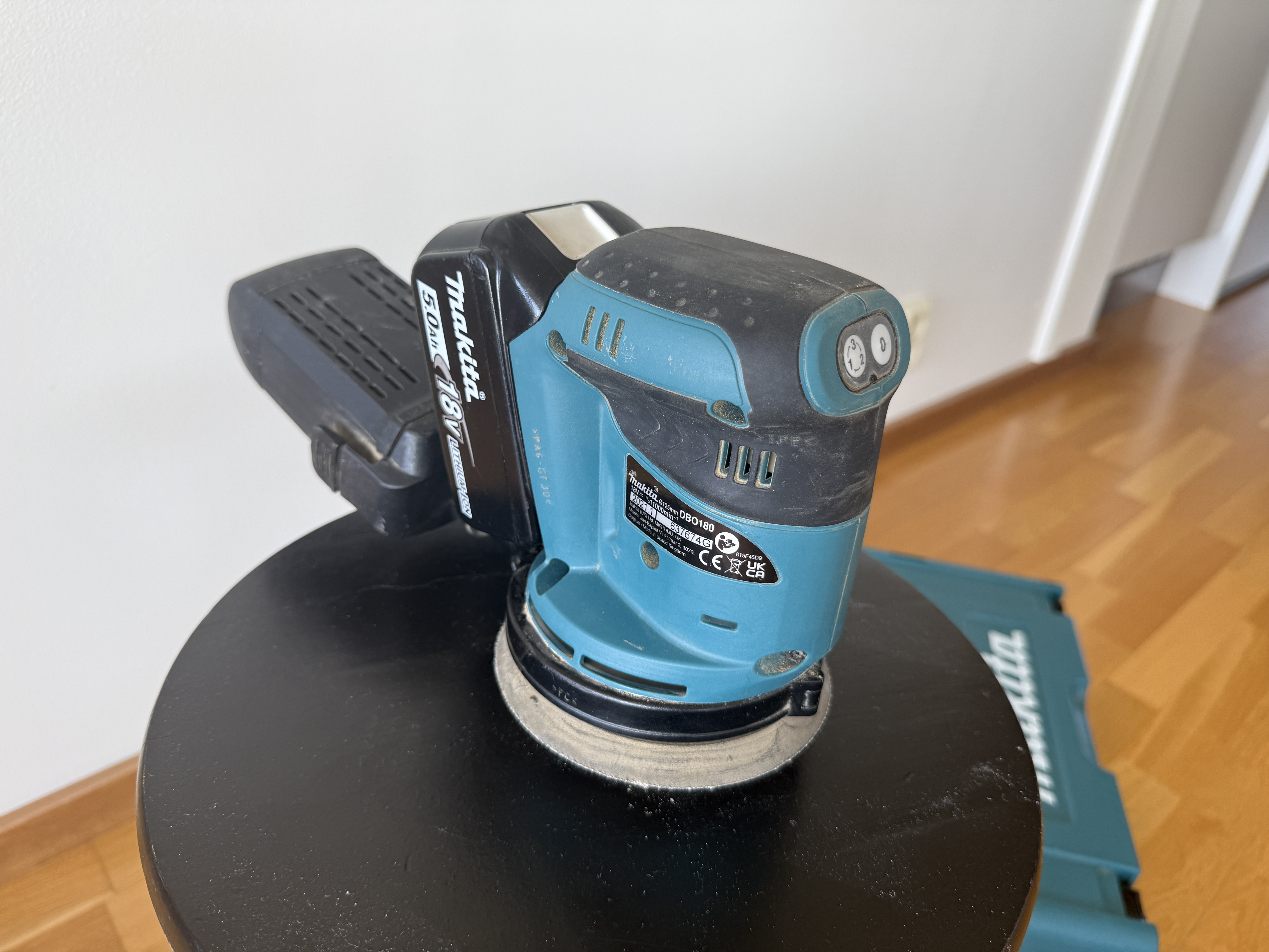 Eksentersliper makita batteri 18v