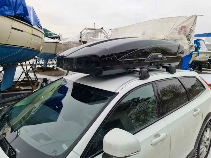 Thule motion xt - xxl takbox + volvo wingbars