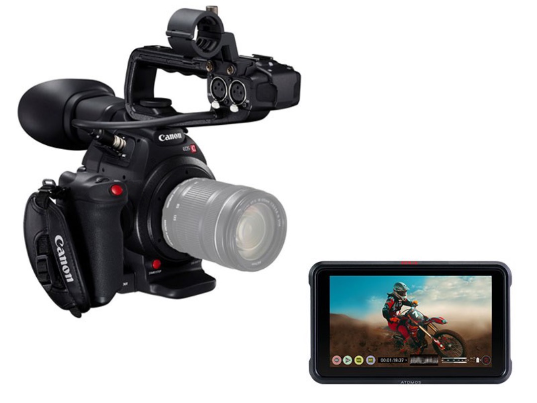Canon c100 mk ii + atomos ninja v - kit