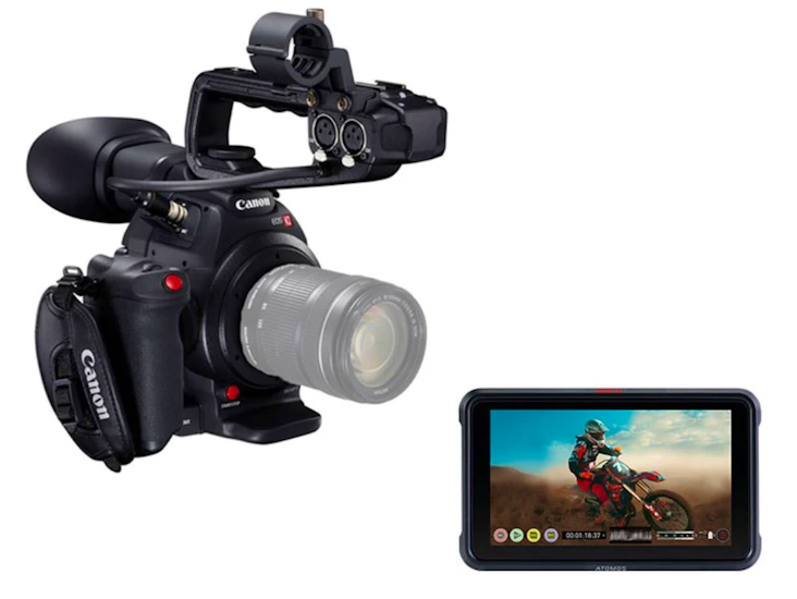 Canon c100 mk ii + atomos ninja v - kit