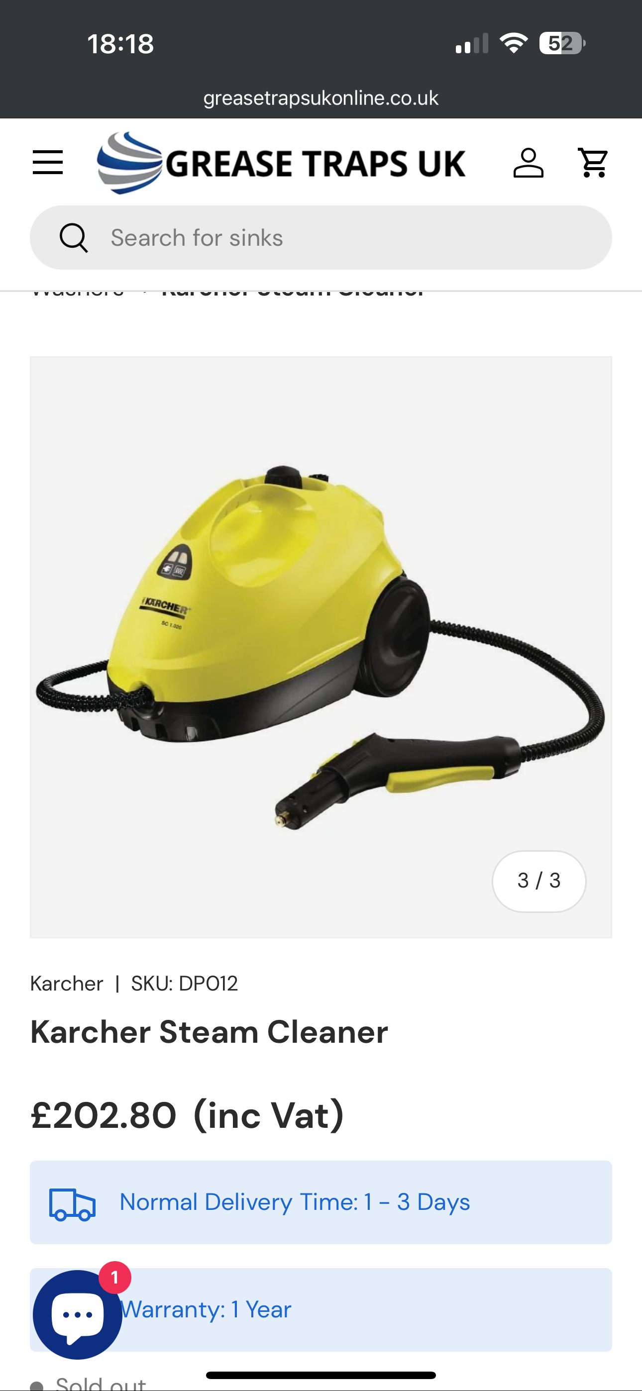 Karcher dampvasker