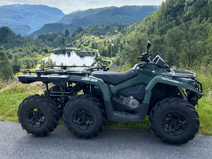 Can-am outlander 6x6 450 med transporthenger