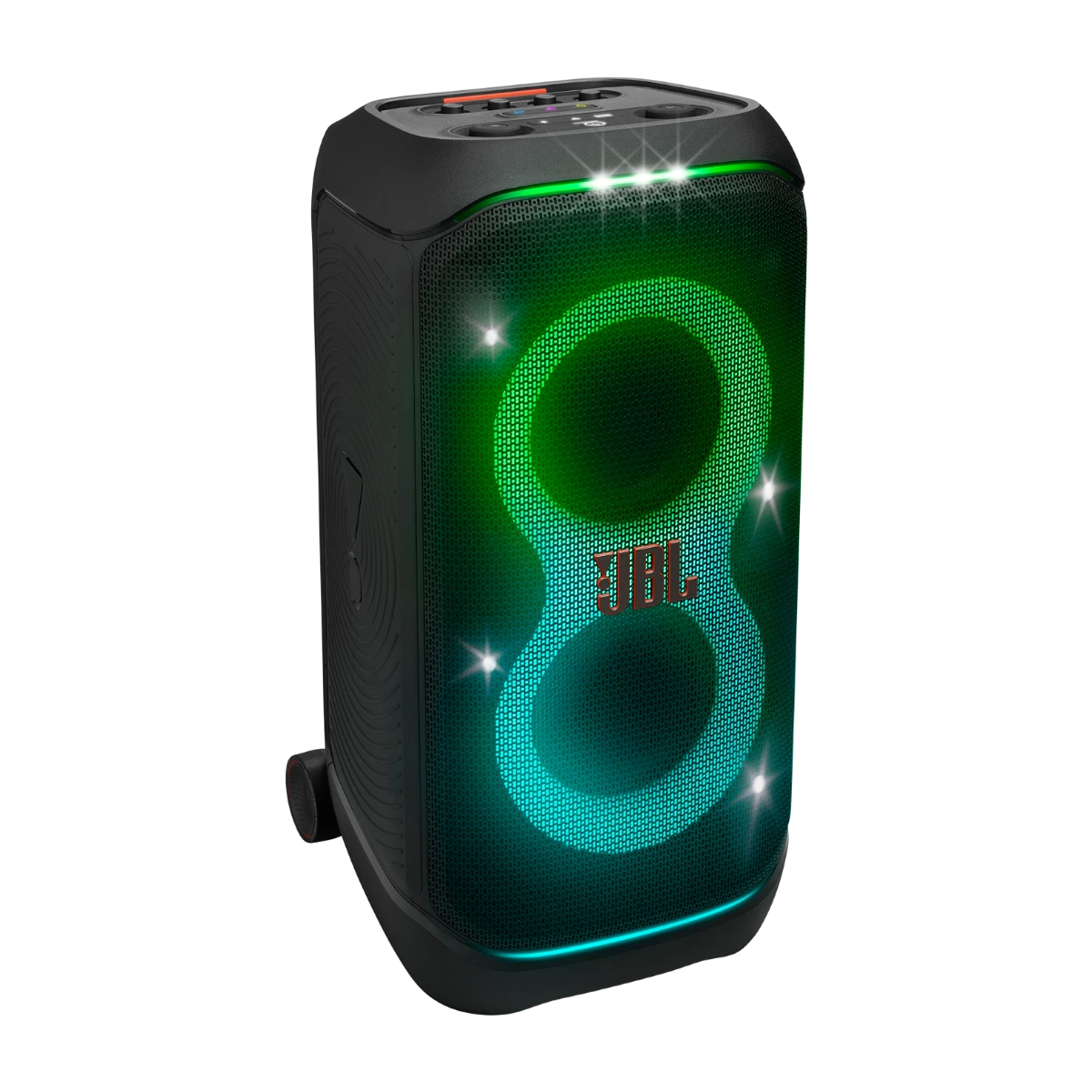 Partybox 320 kan fåes med mic!