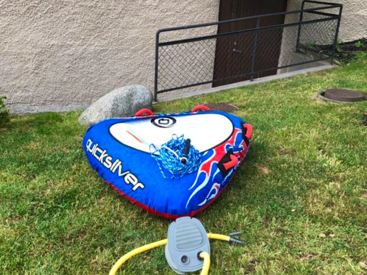 Watertube triangel med lina för en person