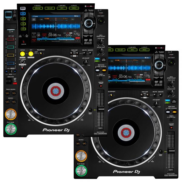 2x pioneer cdj 2000 nxs2 package