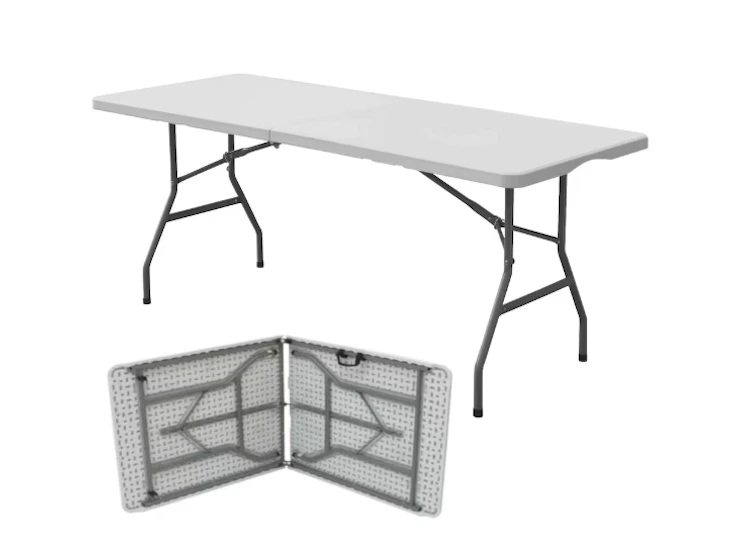 6ft folding catering trestle party garden table