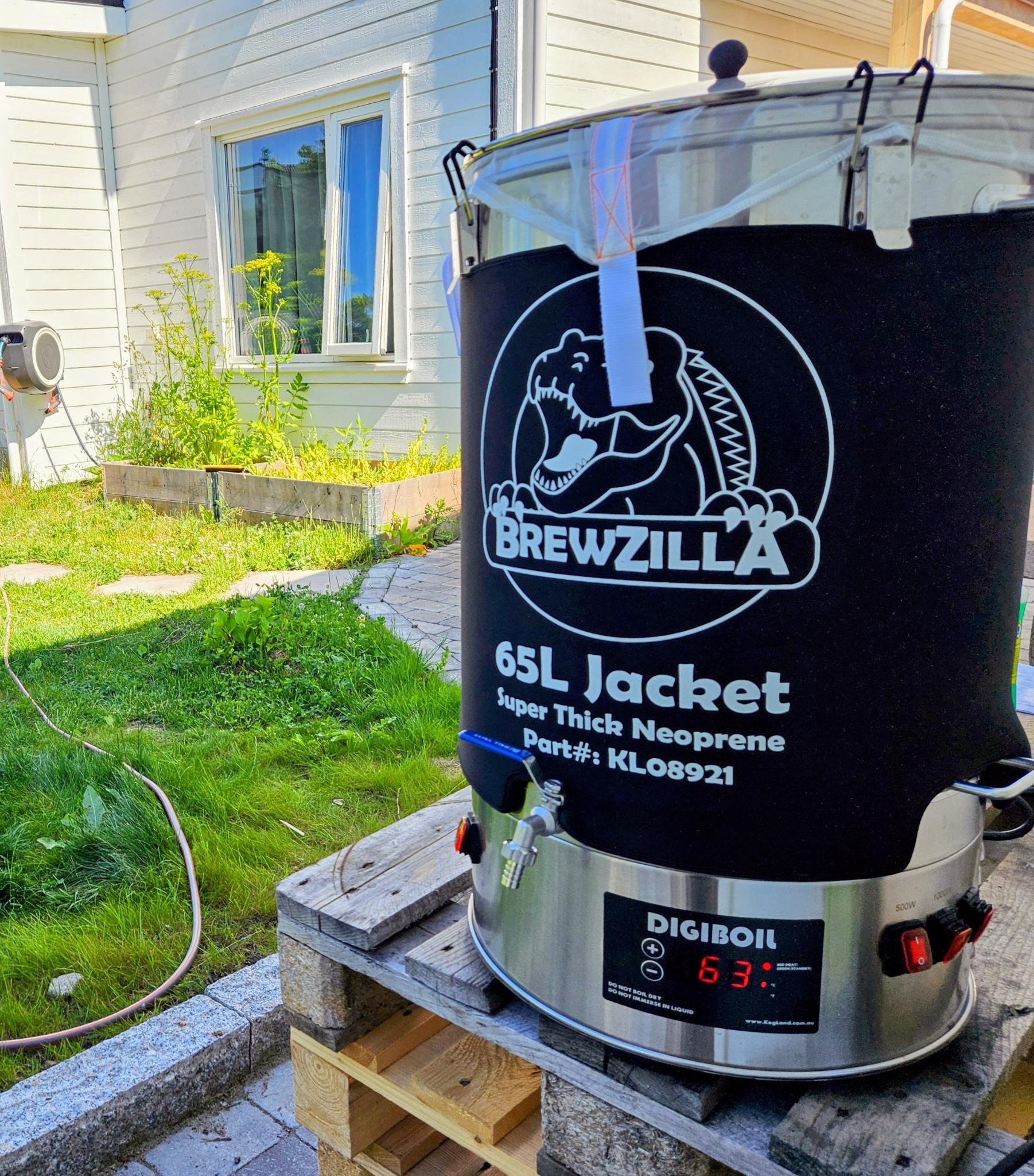 Komplett ølbryggeri (biab) for 60 liter øl