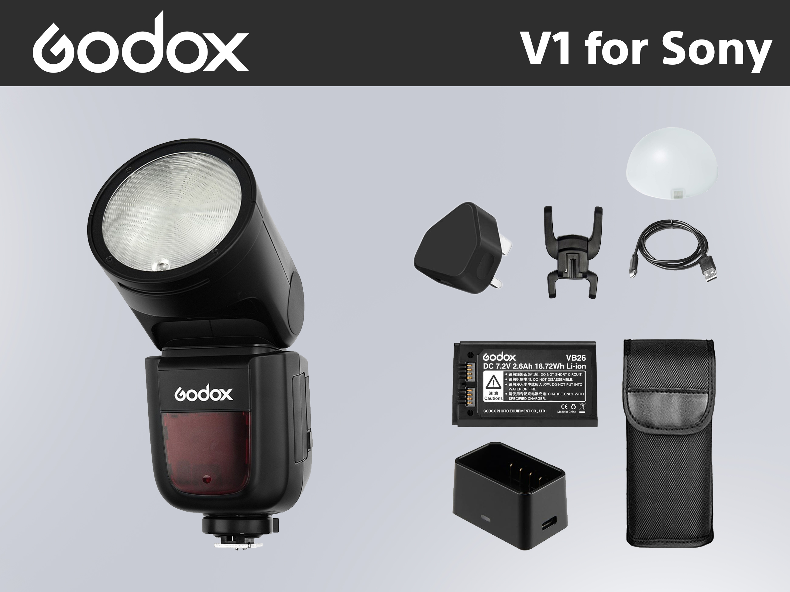 Godox v1s - speedlight for sony