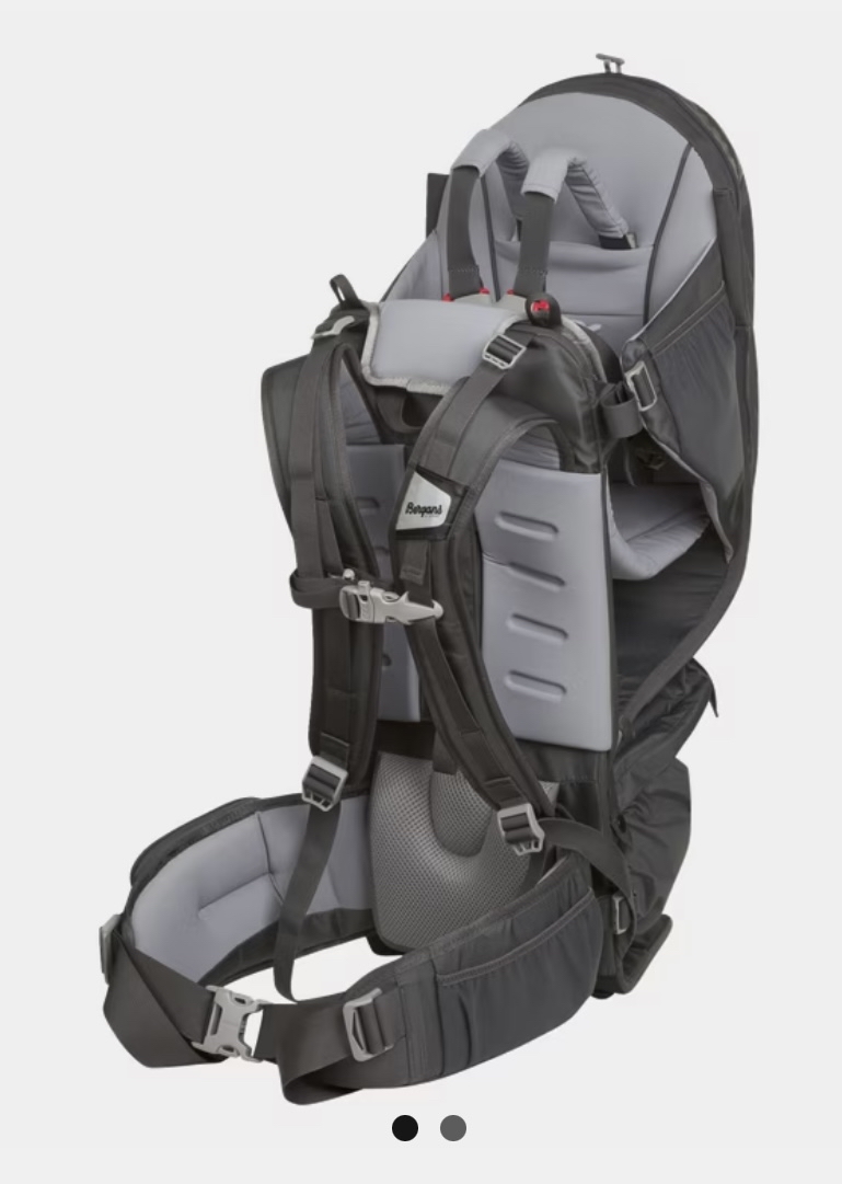 Bergans lilletind bärryggsäck, bärstol 