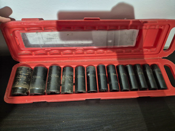 Pitkä voimahylsysarja 1/2"