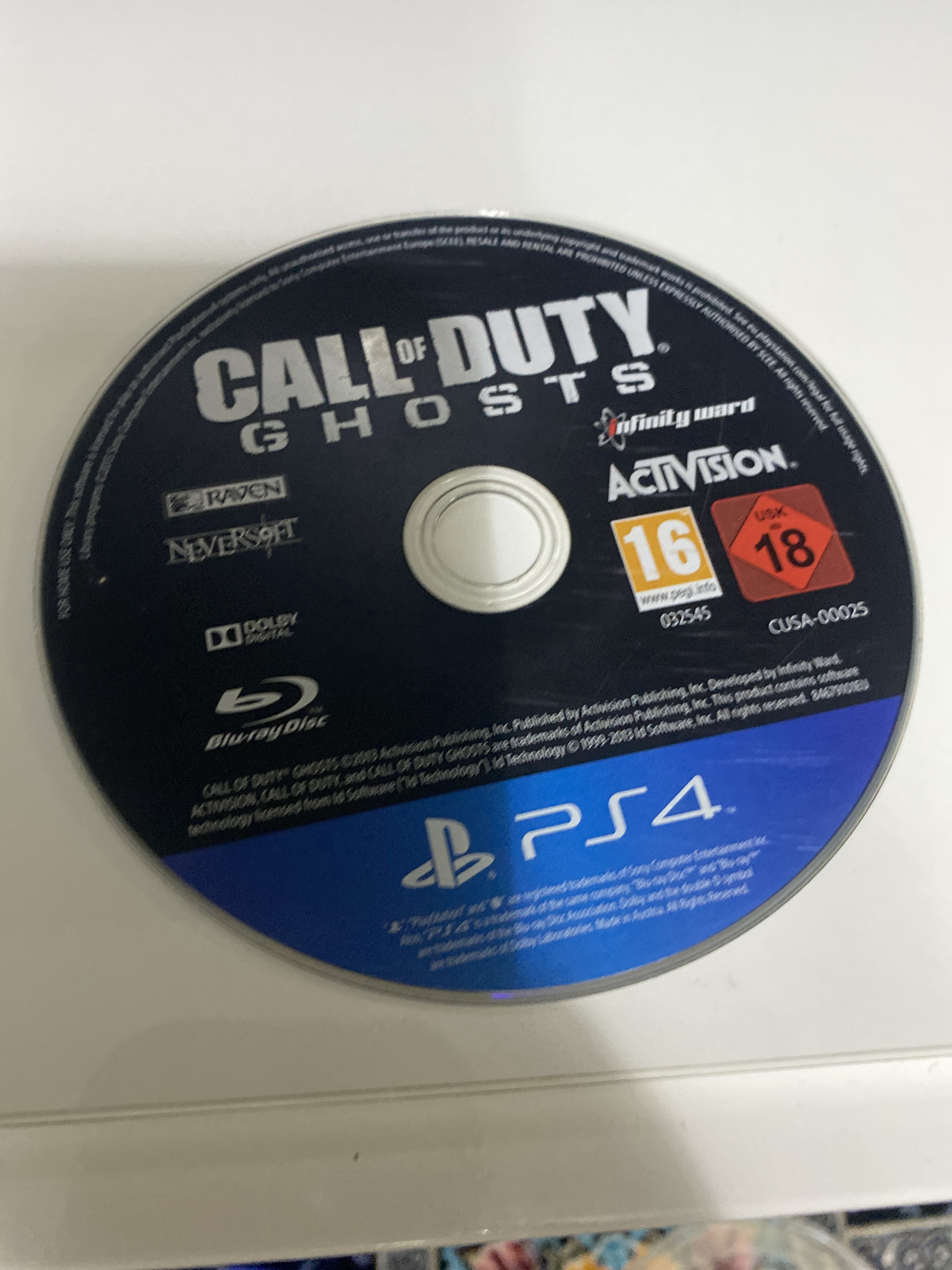 Call of duty ghosts ps4