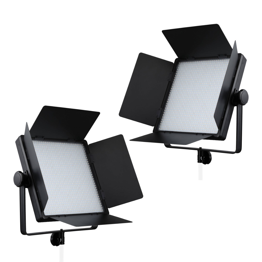 2stk godox led1000w ii