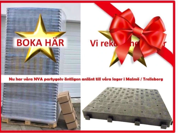 Partygolv till festen eller kalaset