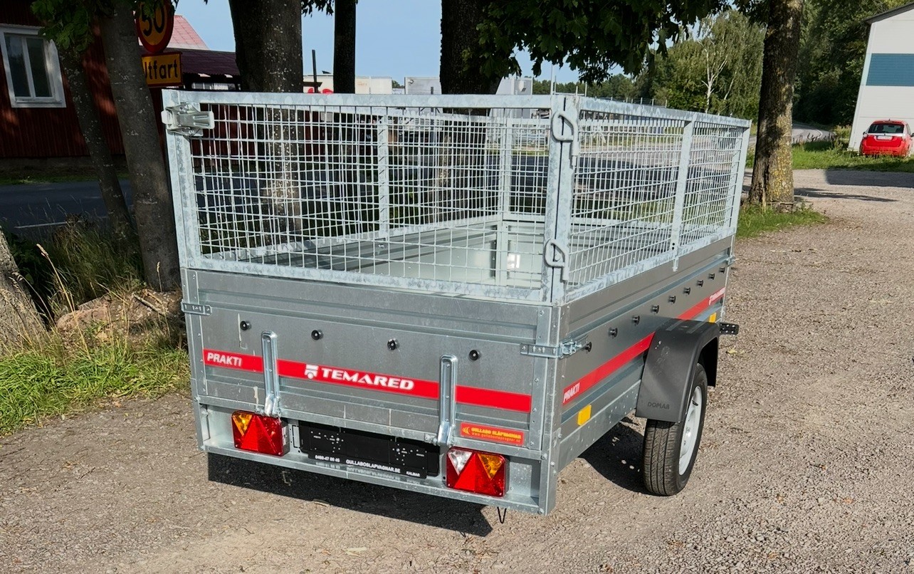 Gallersläp 750 kg med tipp – b-körkort – flytt, bygg & trädgård m.m