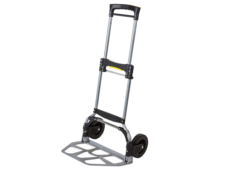 Hopfällbar transportkärra