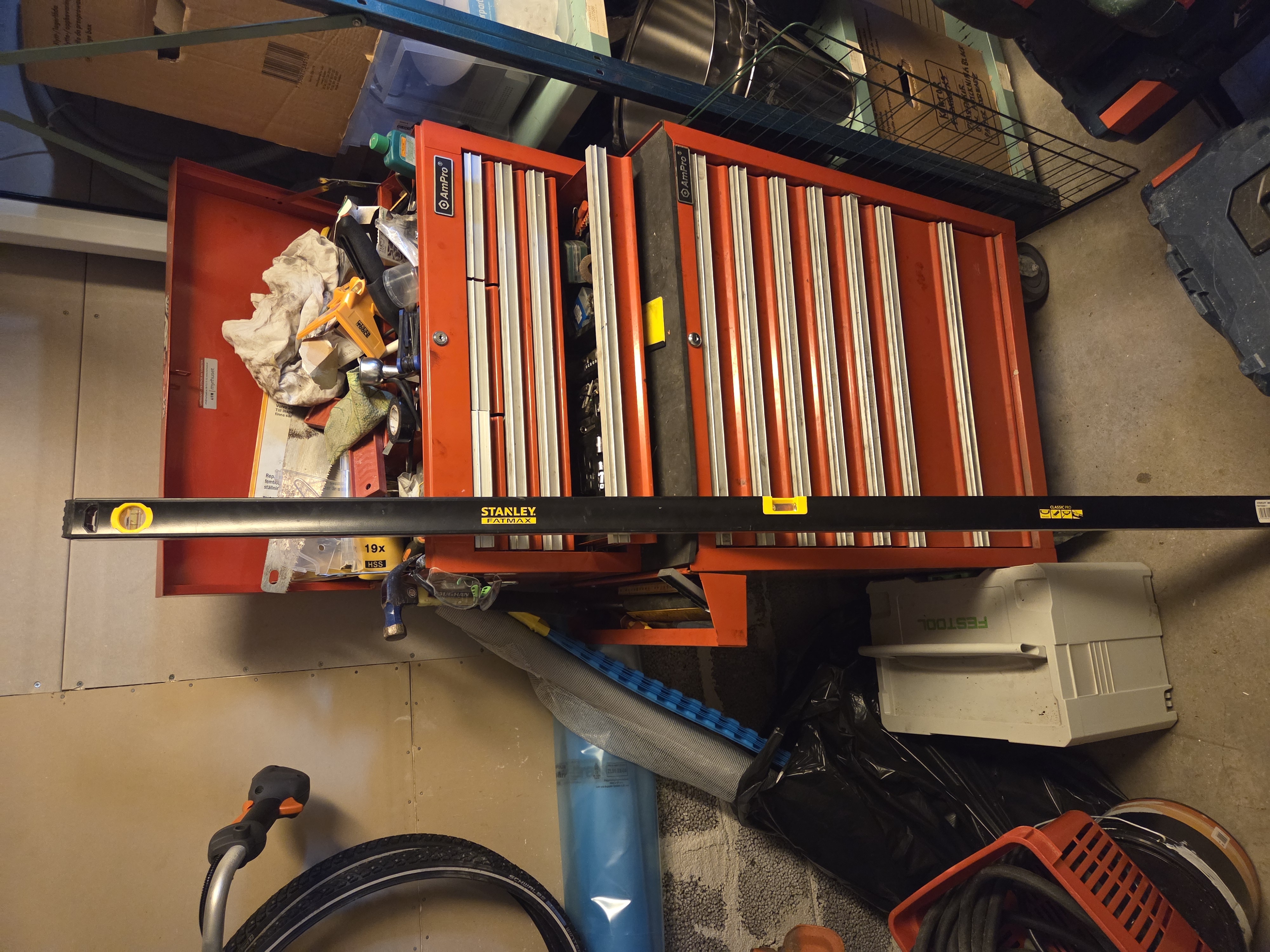 Långt vattenpass 180cm