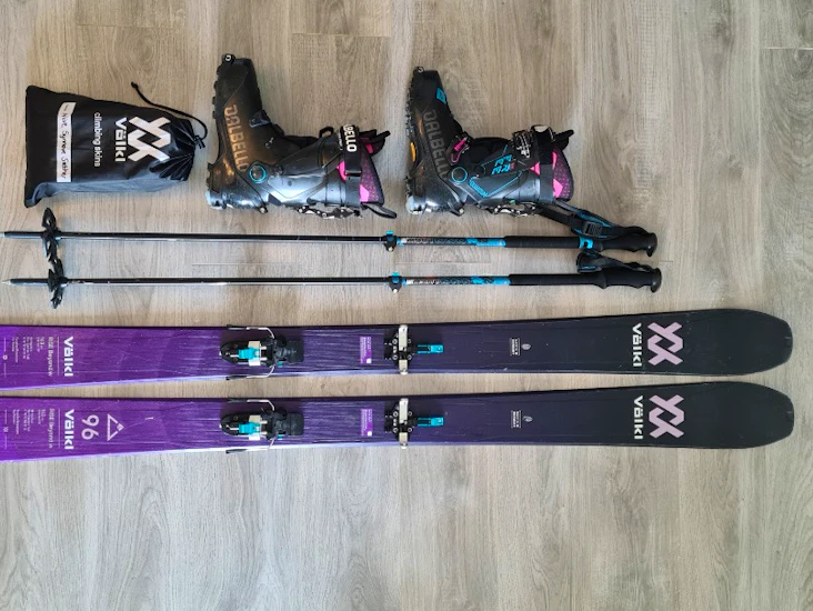 Toppturpakke 163 cm dame