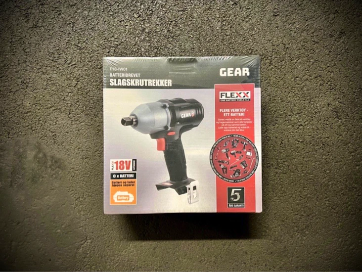 Slagskrutrekker/slagdrill flexx batteridrevet