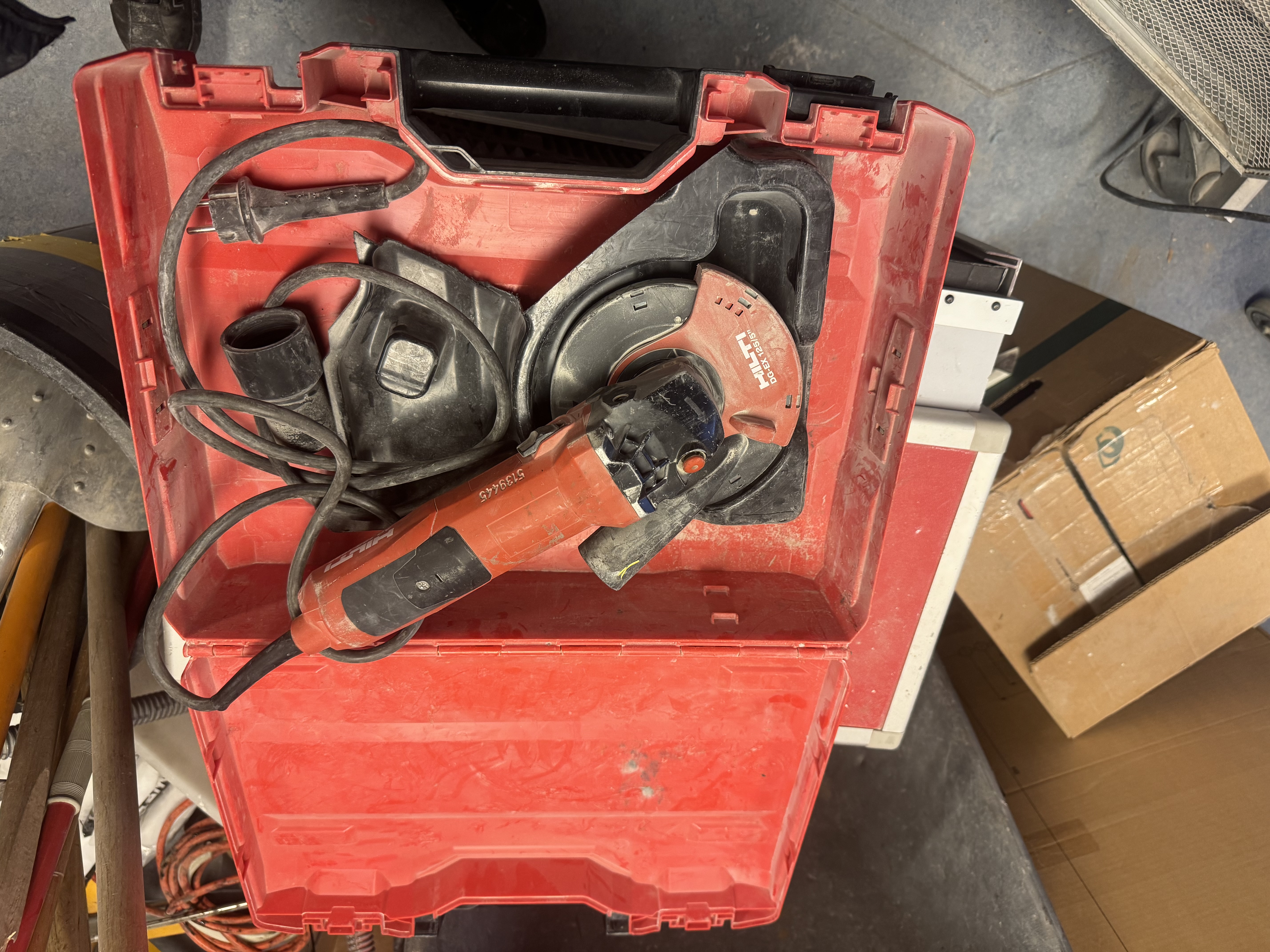 Hilti betongslip med dammutsug 