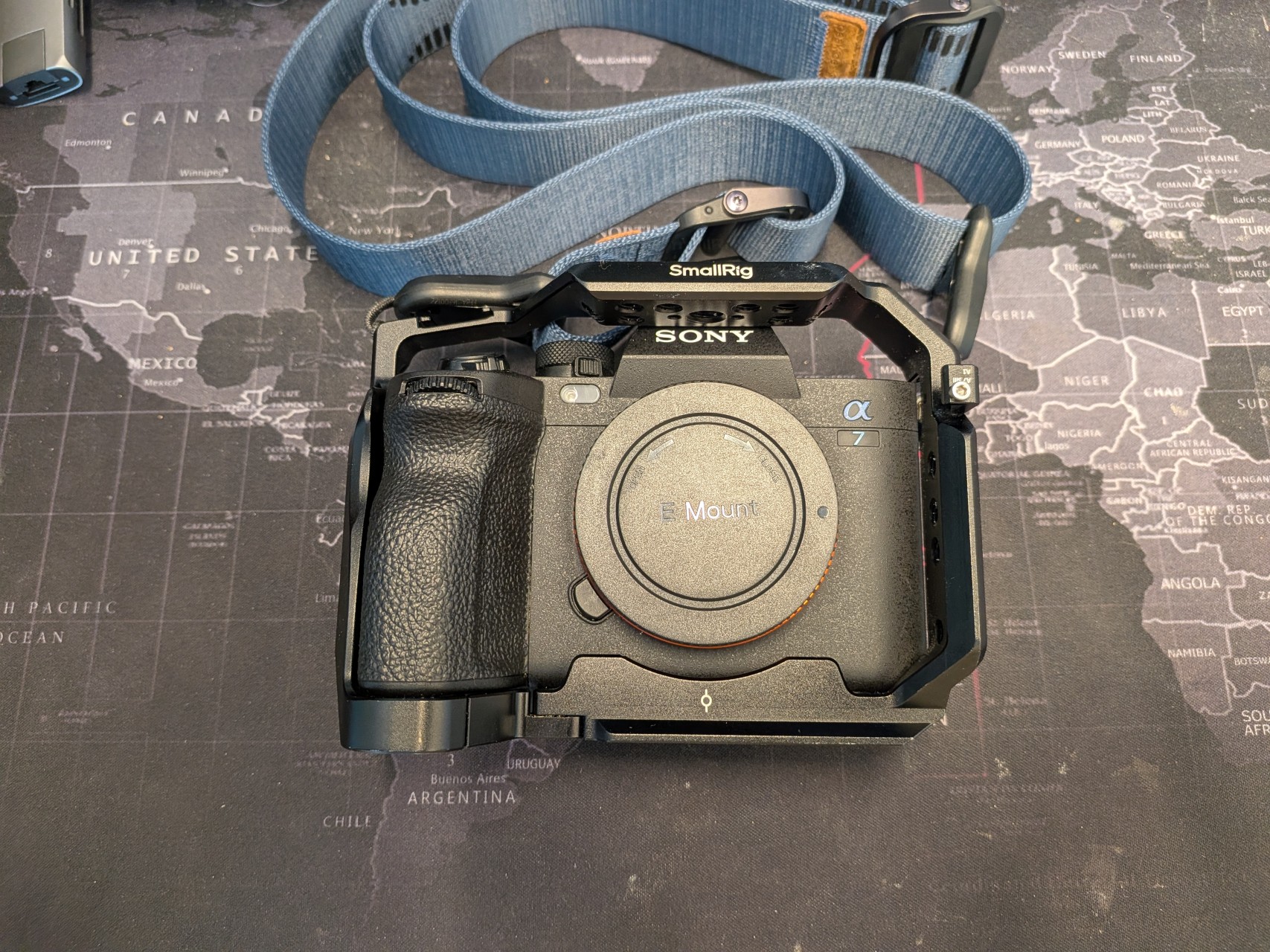 Sony a7 iv kamerahus med tilbehør