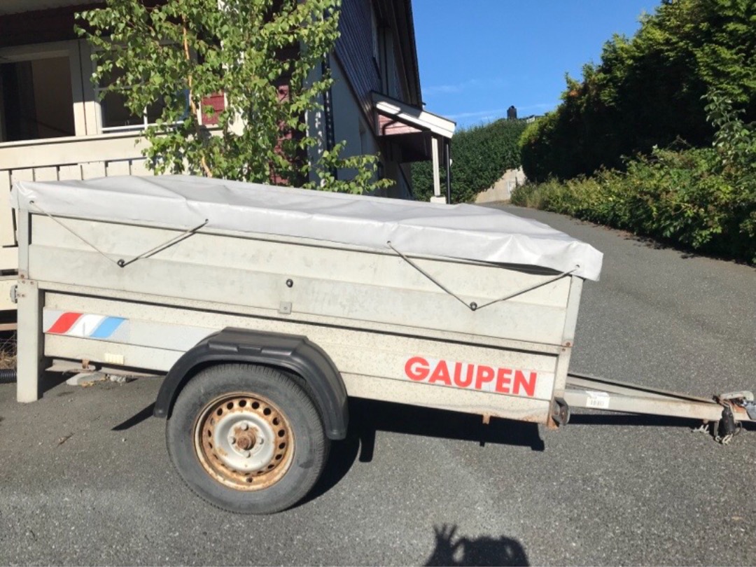 Gaupen tilhenger med trekk