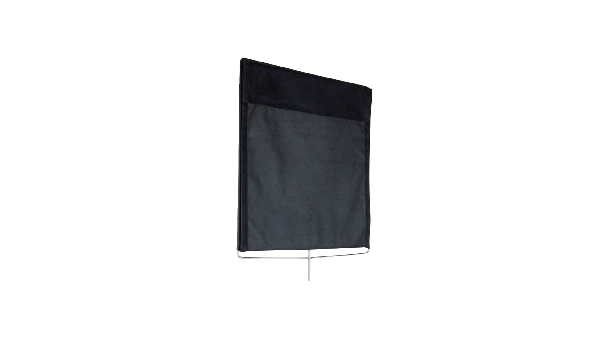 Kupo 3x3 / 36x36" floppy flag - black  |  flag only