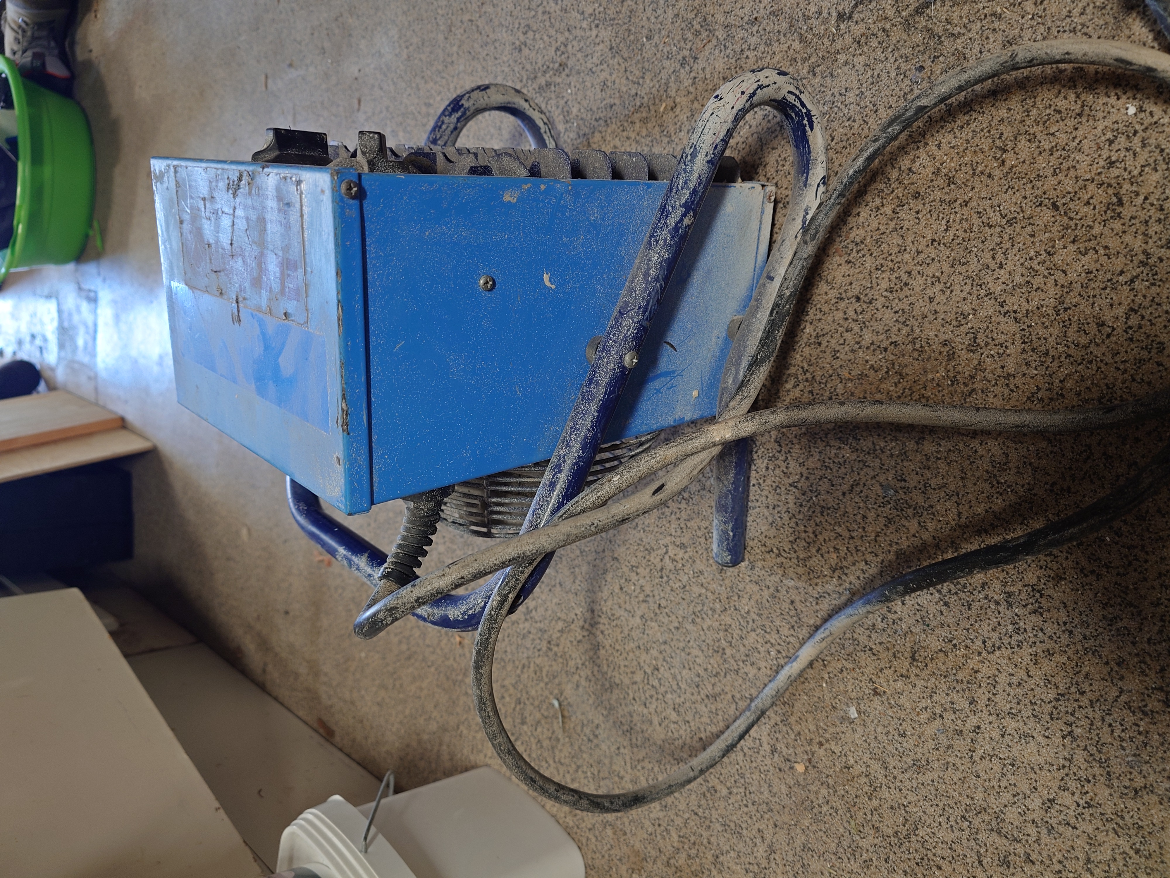 2kw värmefläkt, byggfläkt