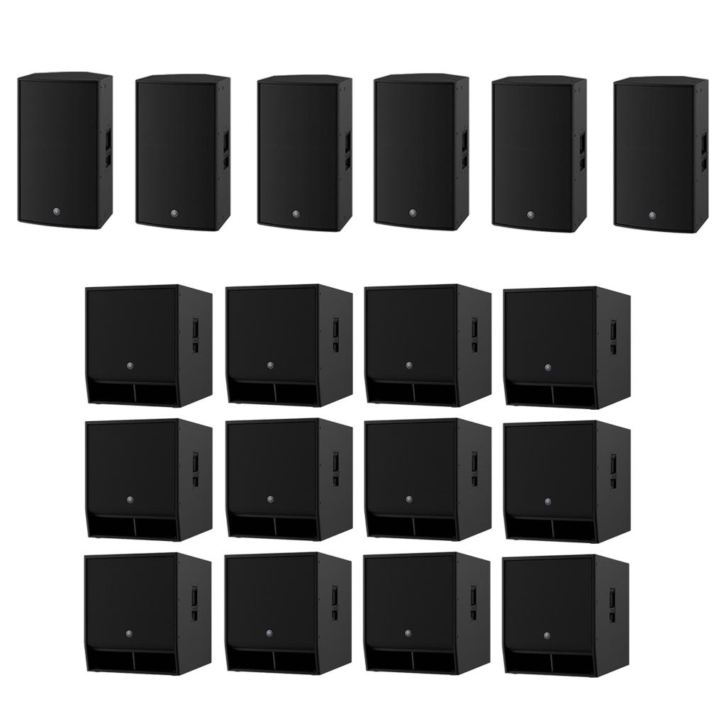 Yamaha ljudpaket – ultra (totalt 31 200 watt)