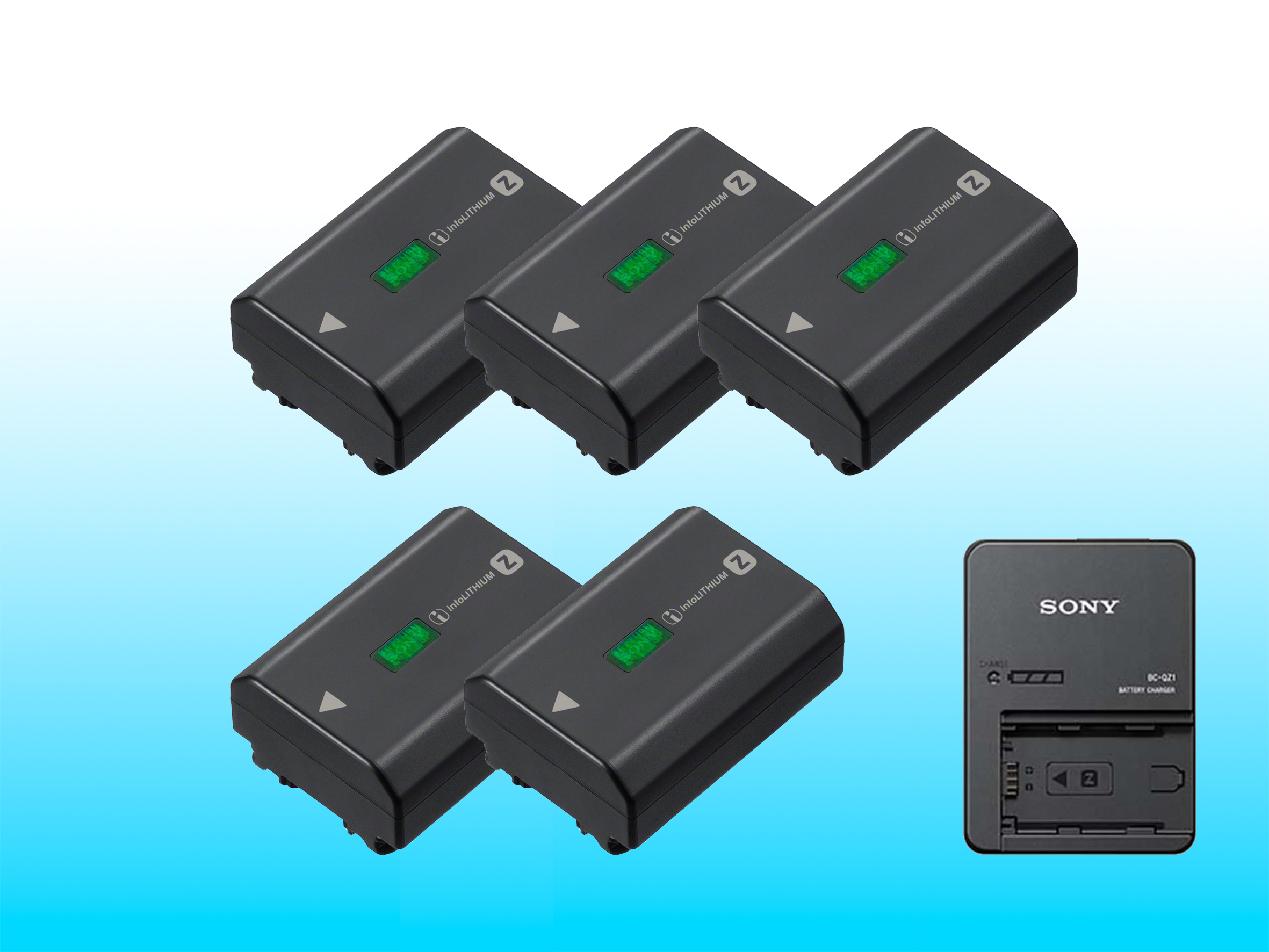 Sony np-fz100  battery - 5 batteries