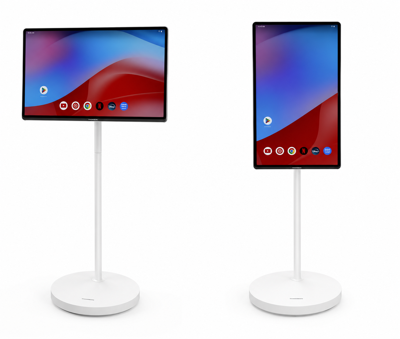Thomson go plus pro 27” 4k uhd pekskärm på stativ 📺✨