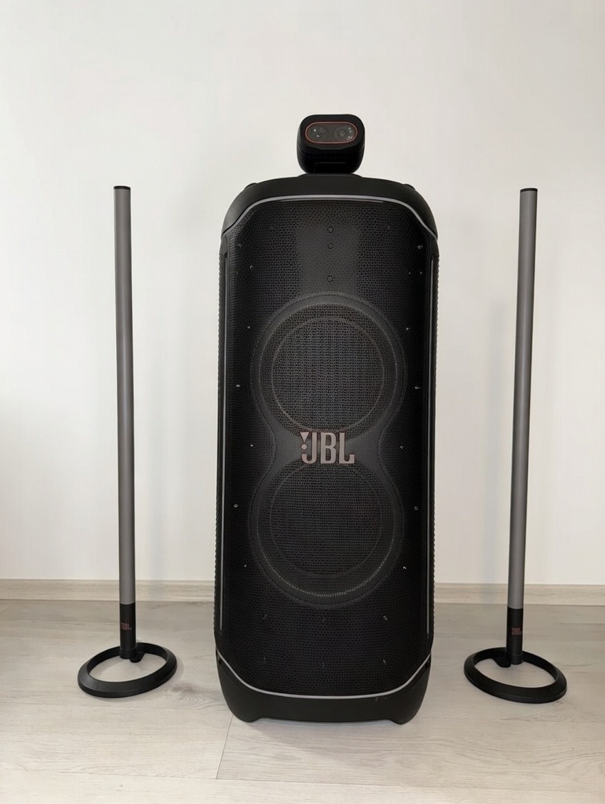 Täydellinen bile- ja karaoke-paketti! – jbl partybox ultimate + valoshow + 2 mikkiä!
