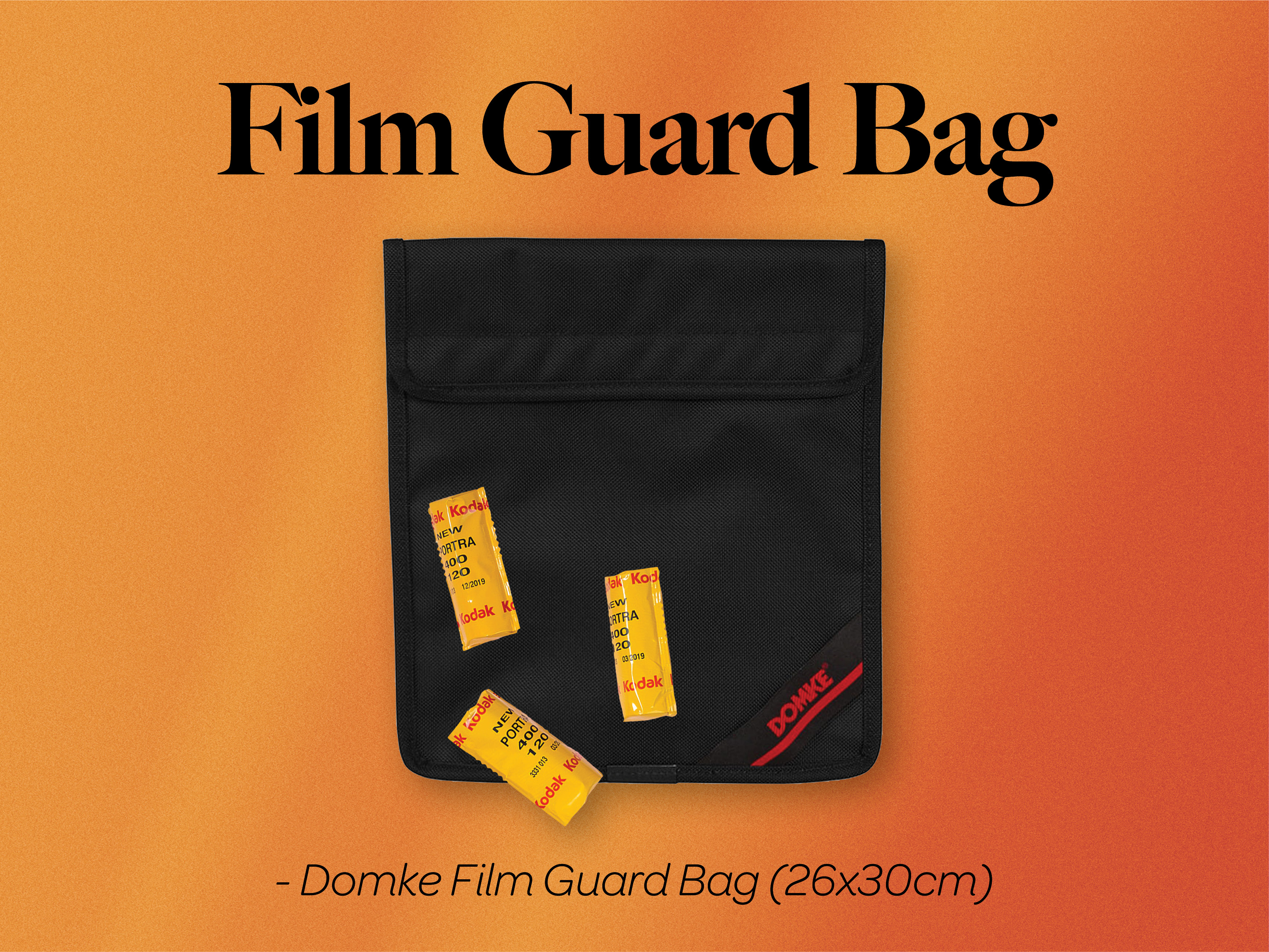 Domke film guard bag (leaded film  bag - protects your film from x-rays)