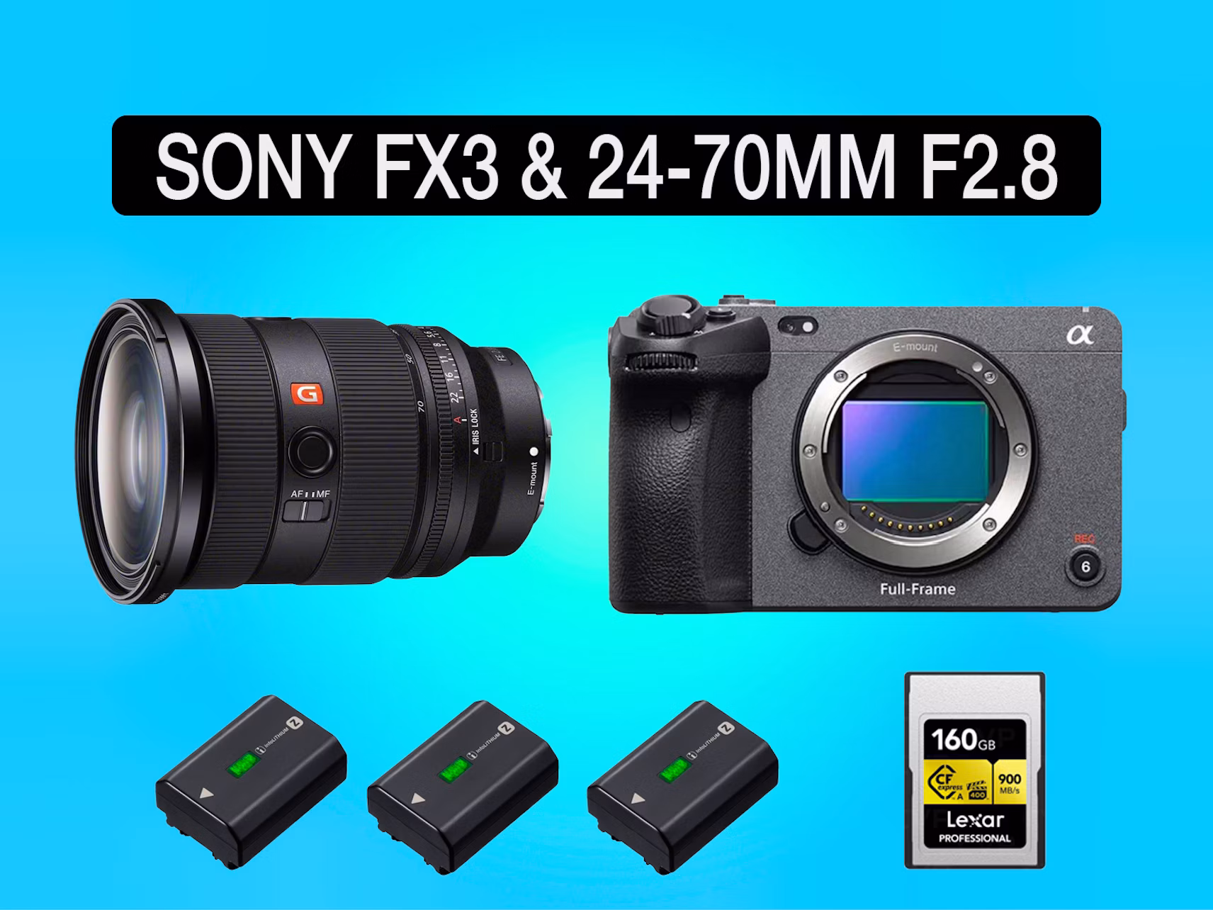 Ben custom bundle - fx3 & tripod