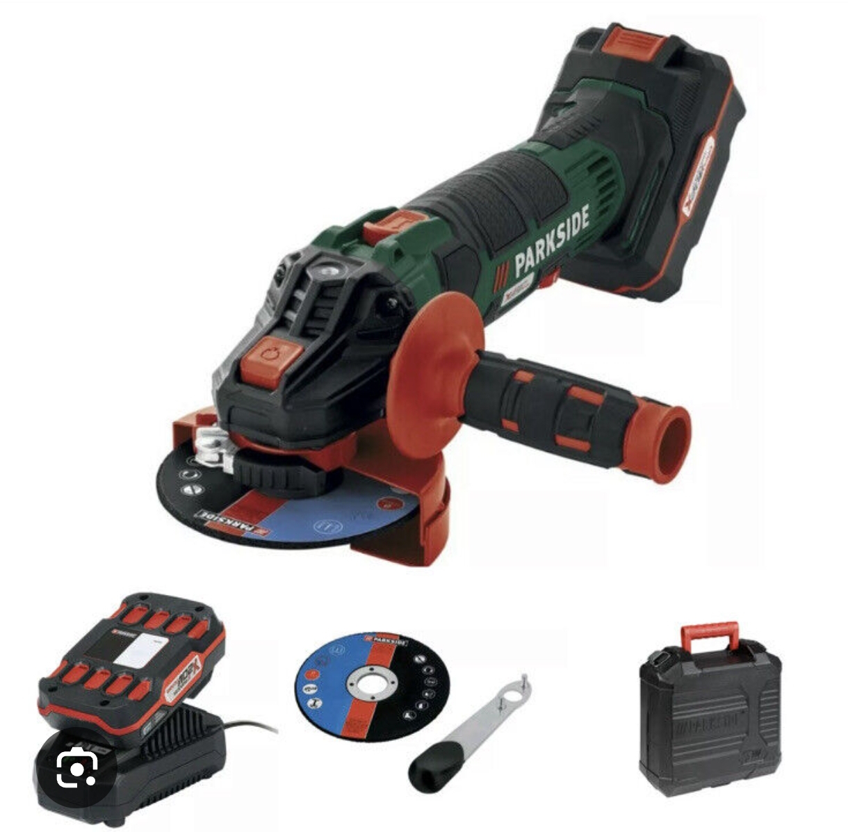 20v angle grinder cordless with battery and charger