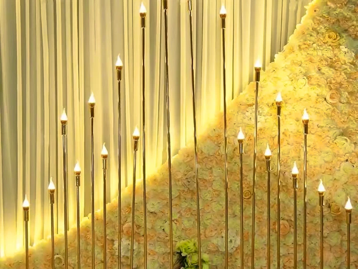 Eleganta led ljushållare 2st