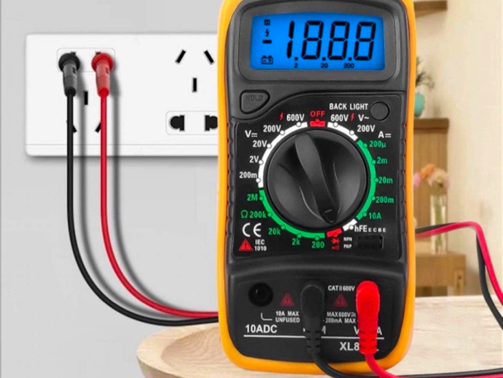 Digital multimeter spänningstestare lcd-skärm