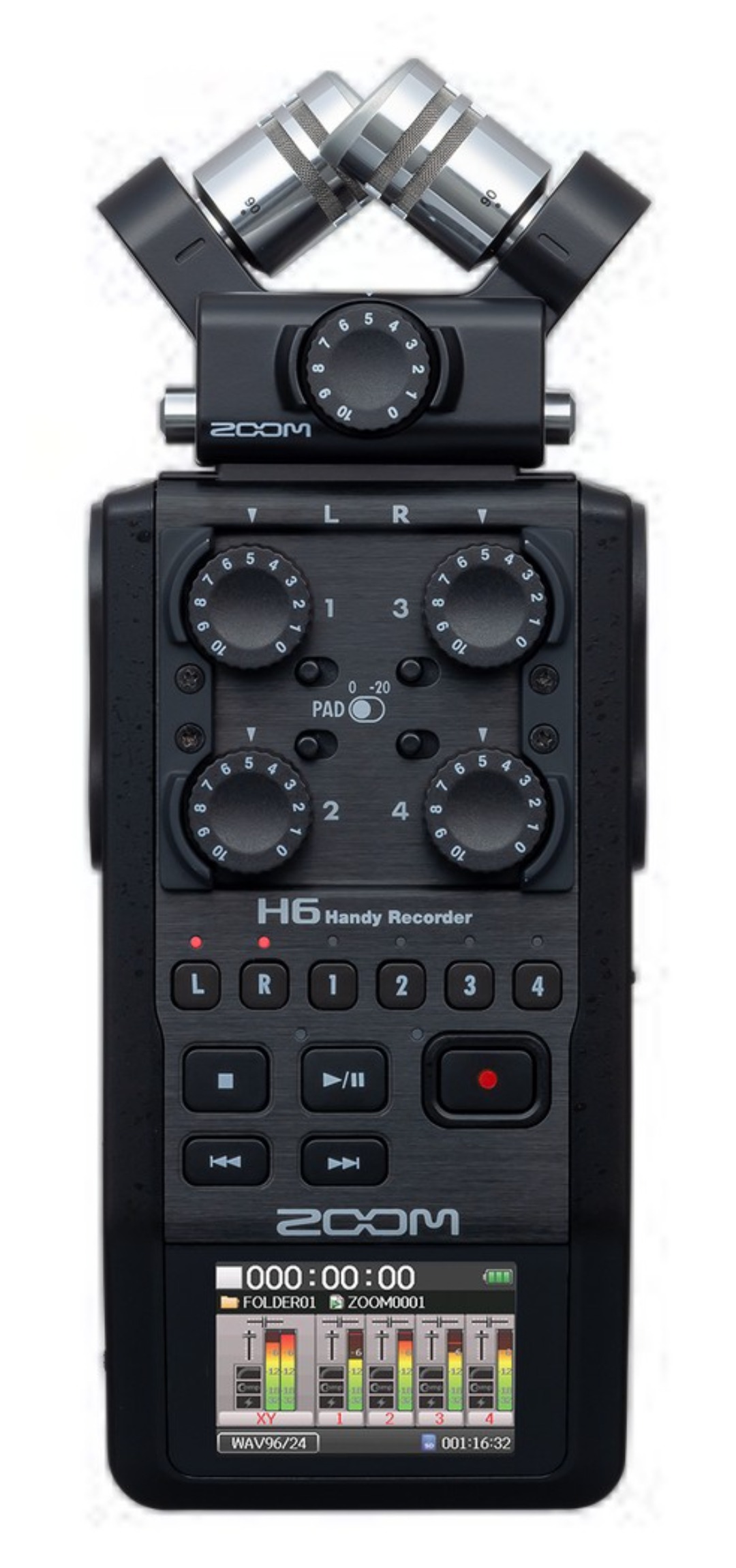 A7sii med zoomobjektiv, mygger og lydopptaker