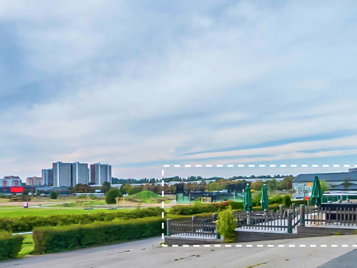 Uthyrning utomhusplatå för evenemang och fest täby park