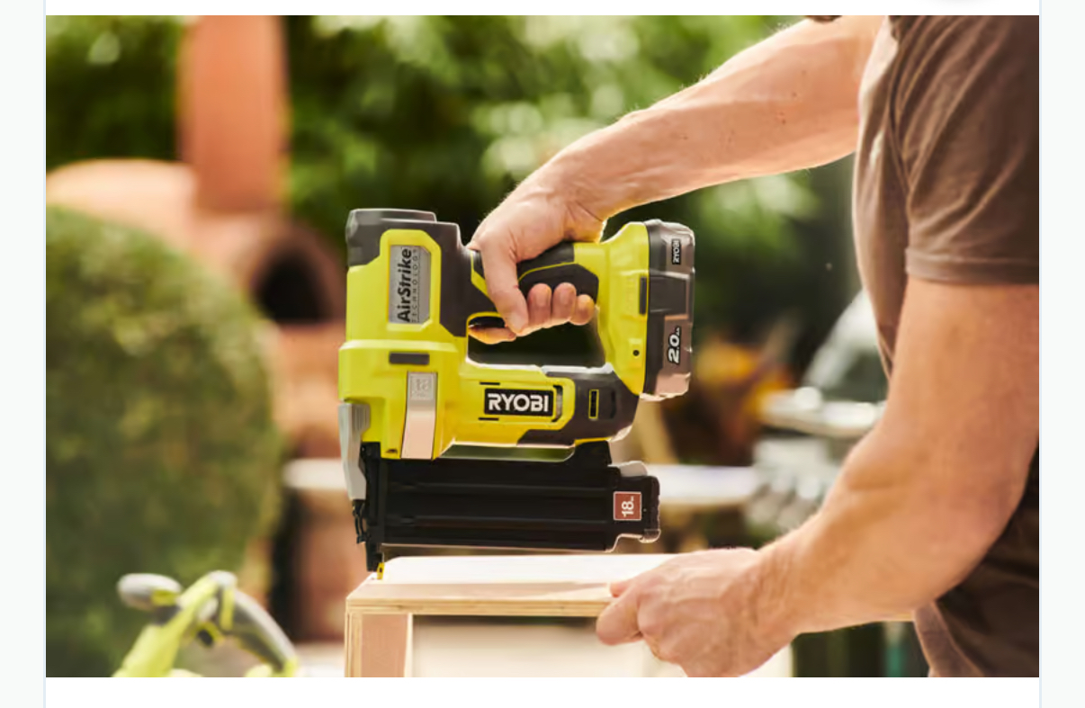 Ryobi batteridrevet dykkertpistol 18v