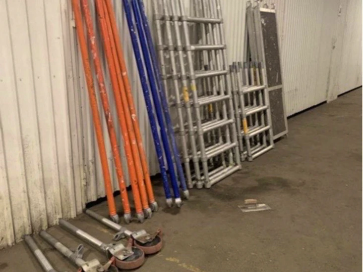 Aluminium rullställning.