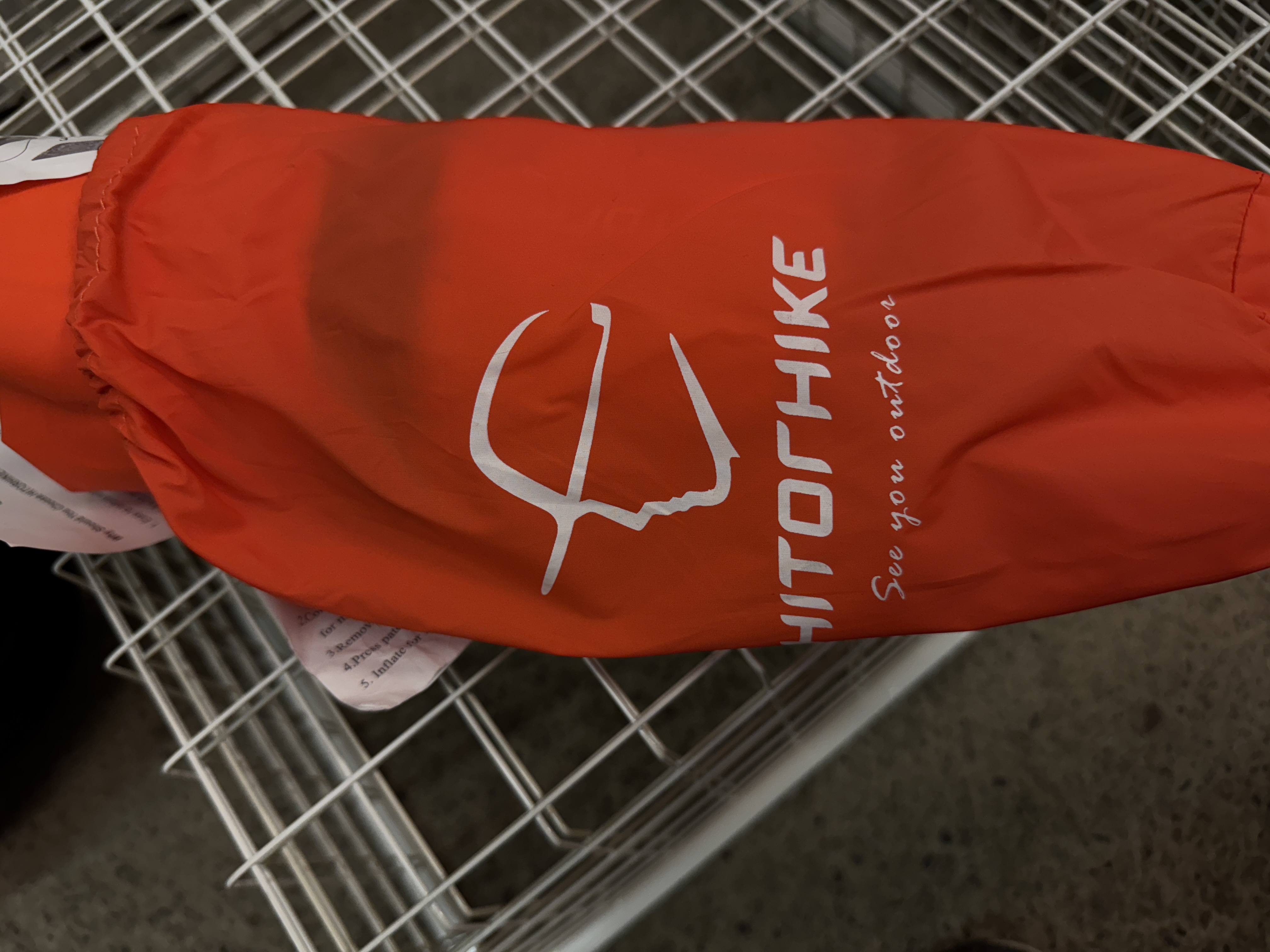 Hitorhike oppblåsbart liggeunderlag  med pute