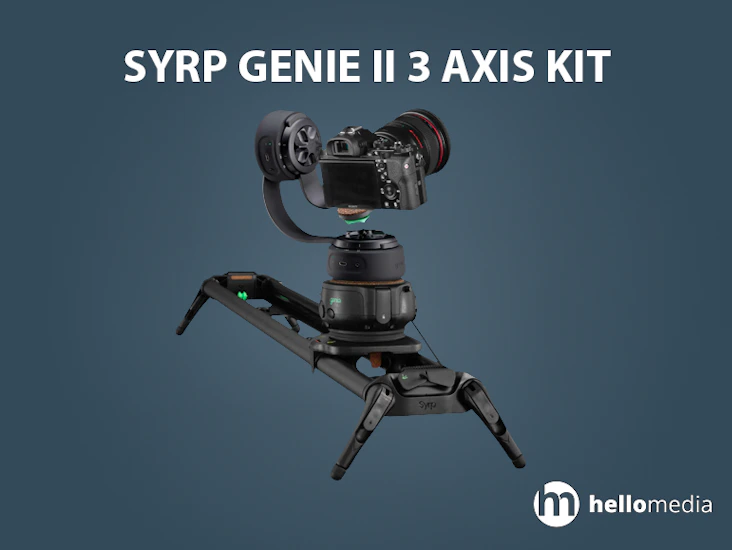 Syrp genie ii 3-axis kit slider med motion control